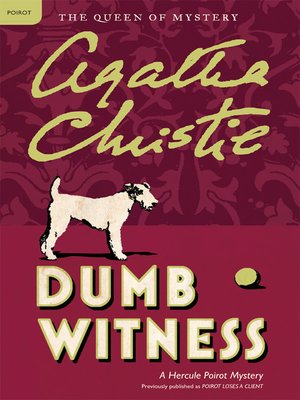 cover image of Dumb Witness